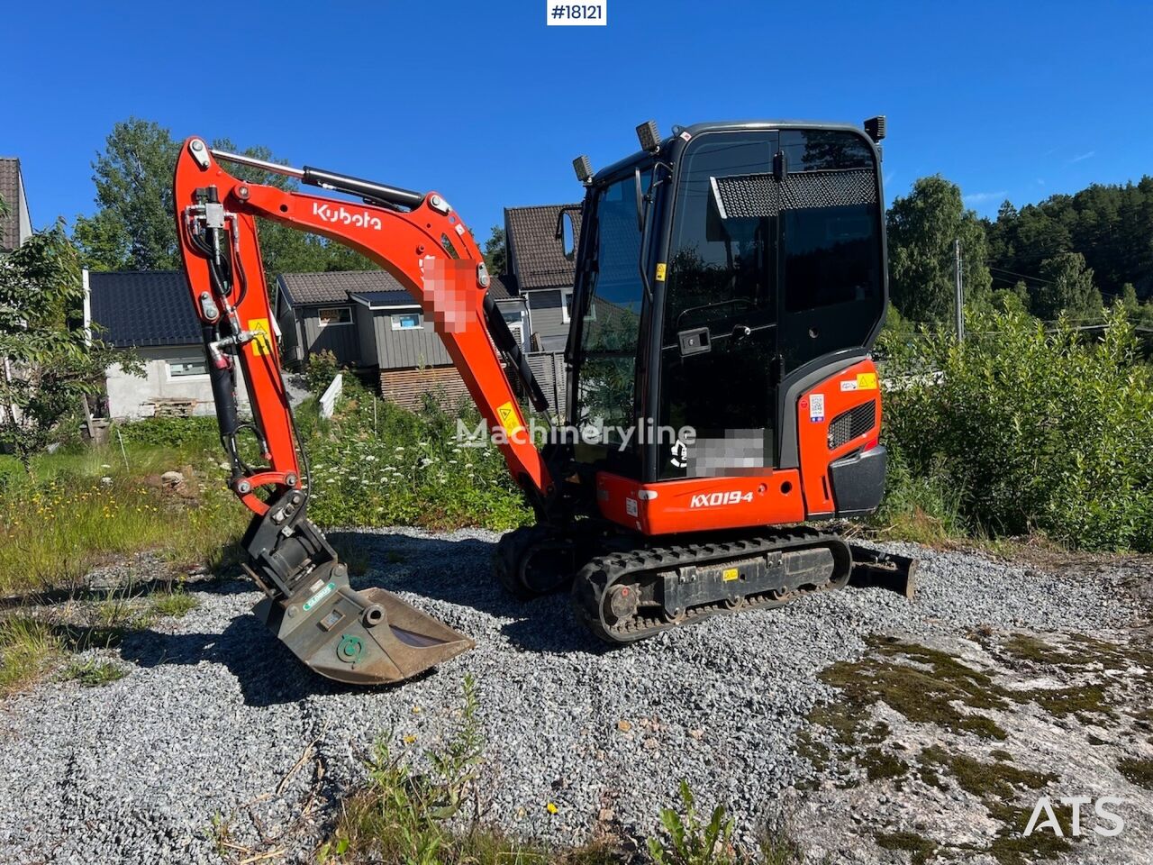 مینی بیل مکانیکی Kubota KX019-4